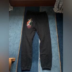 Off-White Black Sweatpants with Graphic Detail